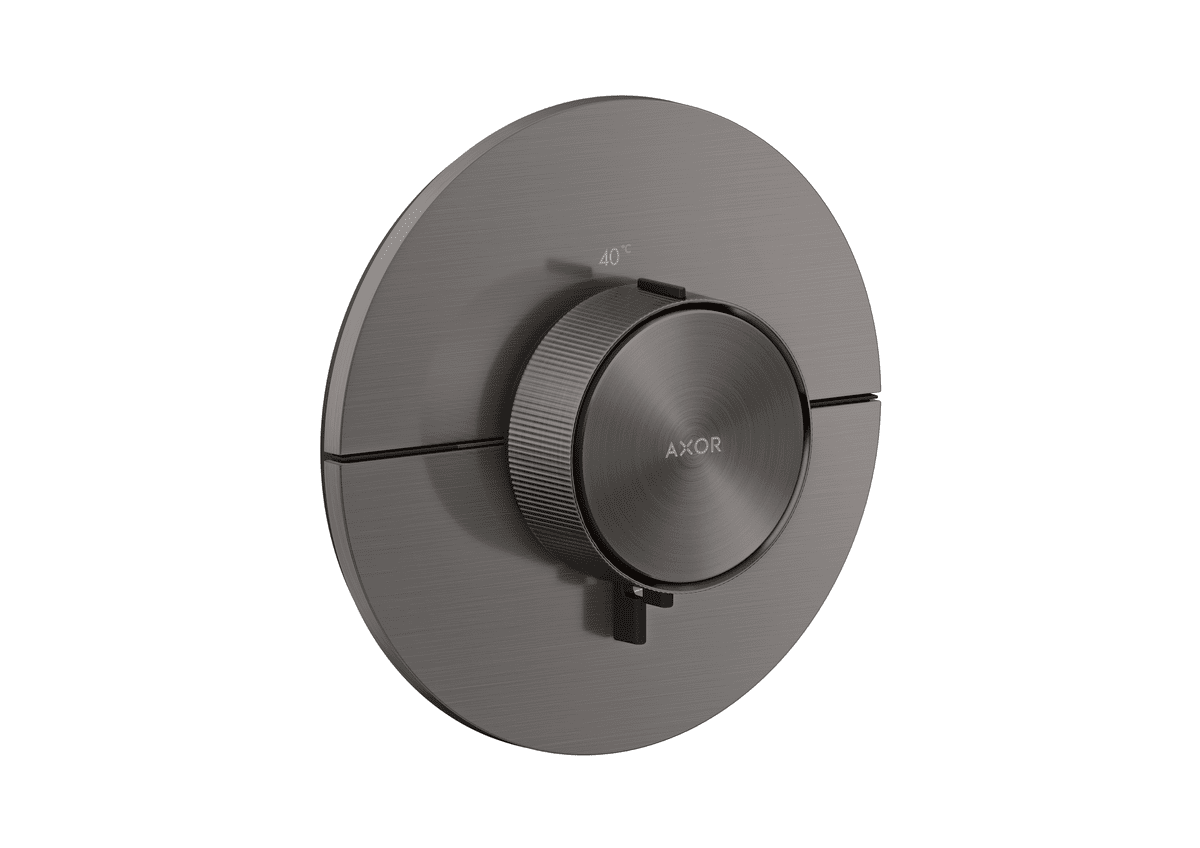 εικόνα του HANSGROHE AXOR ShowerSelect ID Thermostat HighFlow for concealed installation round #36759340 - Brushed Black Chrome
