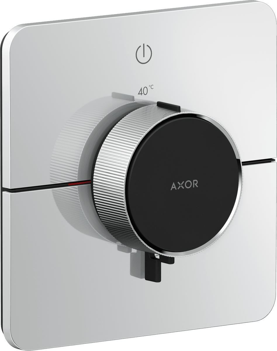 HANSGROHE AXOR ShowerSelect ID Thermostat for concealed installation softsquare for 1 function #36758000 - Chrome resmi