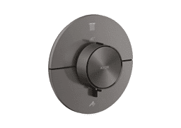 Bild von HANSGROHE AXOR ShowerSelect ID Thermostat Unterputz rund für 2 Verbraucher #36750340 - Brushed Black Chrome