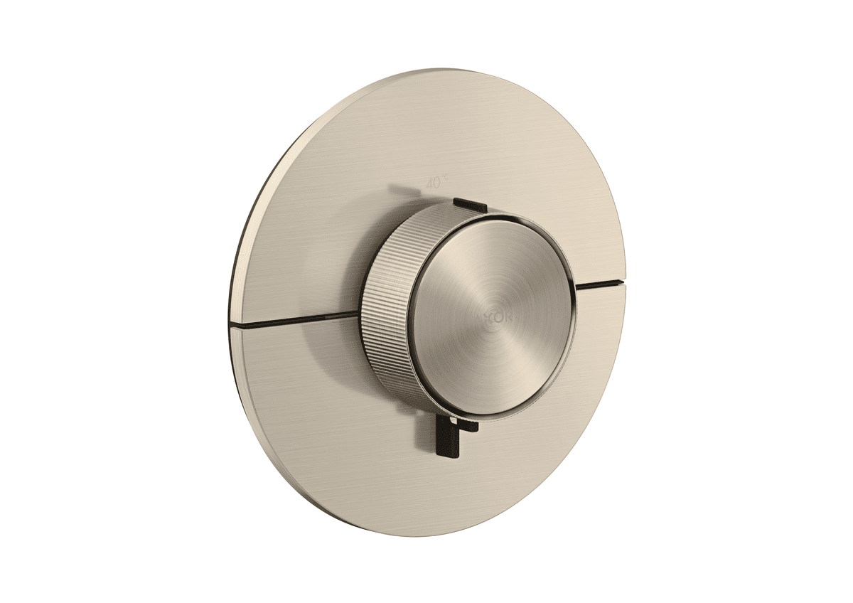 Picture of HANSGROHE AXOR ShowerSelect ID Thermostat HighFlow for concealed installation round #36759820 - Brushed Nickel