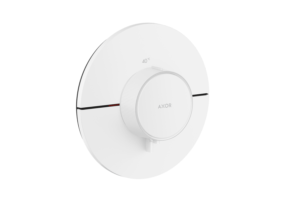Зображення з  HANSGROHE AXOR ShowerSelect ID Thermostat HighFlow for concealed installation round #36759700 - Matt White