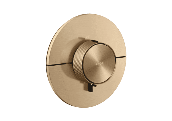 Bild von HANSGROHE AXOR ShowerSelect ID Thermostat HighFlow Unterputz rund #36759140 - Brushed Bronze