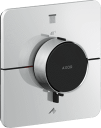 Bild von HANSGROHE AXOR ShowerSelect ID Thermostat Unterputz softsquare für 2 Verbraucher #36754000 - Chrom