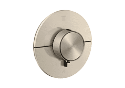 Bild von HANSGROHE AXOR ShowerSelect ID Thermostat Unterputz rund für 2 Verbraucher #36750820 - Brushed Nickel