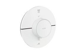 Bild von HANSGROHE AXOR ShowerSelect ID Thermostat Unterputz rund für 2 Verbraucher #36750700 - Mattweiß