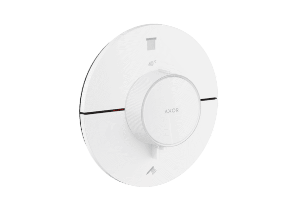 Bild von HANSGROHE AXOR ShowerSelect ID Thermostat Unterputz rund für 2 Verbraucher #36750700 - Mattweiß