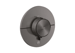 Bild von HANSGROHE AXOR ShowerSelect ID Thermostat HighFlow Unterputz rund für 1 Verbraucher und einen zusätzlichen Abgang #36776340 - Brushed Black Chrome