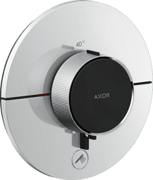 Bild von HANSGROHE AXOR ShowerSelect ID Thermostat HighFlow Unterputz rund für 1 Verbraucher und einen zusätzlichen Abgang #36776000 - Chrom