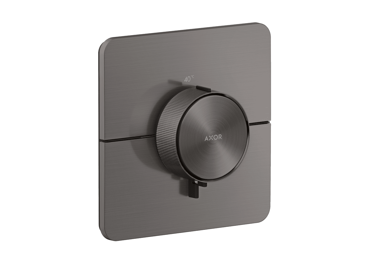 HANSGROHE AXOR ShowerSelect ID Thermostat HighFlow for concealed installation softsquare #36775340 - Brushed Black Chrome resmi