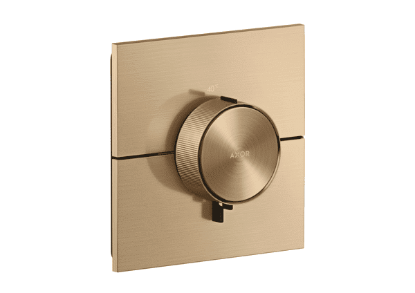 Bild von HANSGROHE AXOR ShowerSelect ID Thermostat HighFlow Unterputz eckig #36774140 - Brushed Bronze