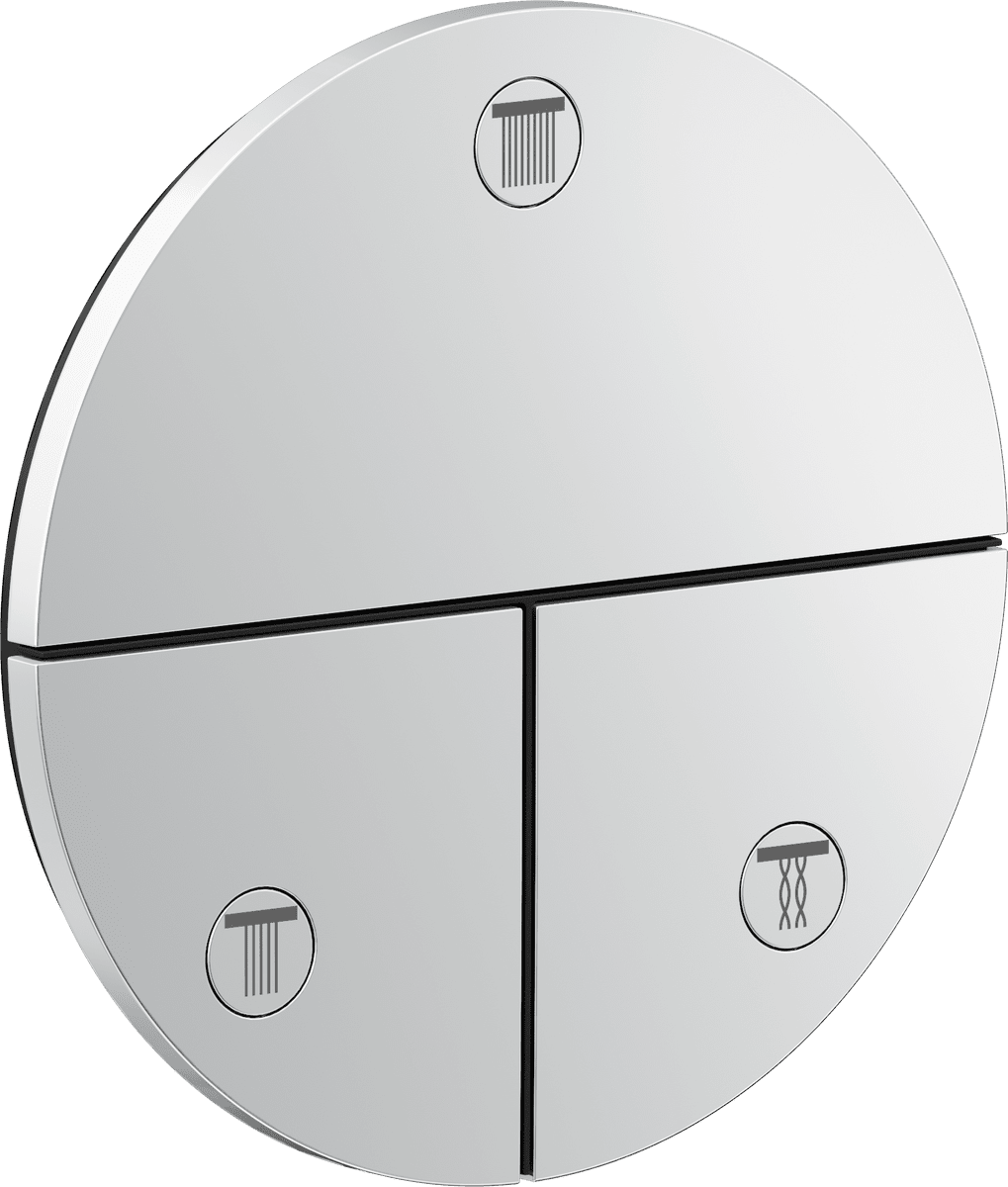 Bild von HANSGROHE AXOR ShowerSelect ID Ventil Unterputz rund für 3 Verbraucher #36779000 - Chrom