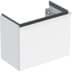 Bild von GEBERIT iCon Unterschrank für Handwaschbecken, mit einer Schublade #502.302.01.2 - Korpus und Front: weiß / lackiert hochglänzend Griff: hoch-glanzverchromt