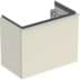 Bild von GEBERIT iCon Unterschrank für Handwaschbecken, mit einer Schublade #502.302.01.3 - Korpus und Front: weiß / lackiert matt Griff: weiß / pulverbeschichtet matt