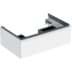 Bild von GEBERIT iCon Unterschrank für Waschtisch, mit einer Schublade #502.310.01.2 - Korpus und Front: weiß / lackiert hochglänzend Griff: hoch-glanzverchromt