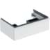 Bild von GEBERIT iCon Unterschrank für Waschtisch, mit einer Schublade #502.311.01.1 - Korpus und Front: weiß / lackiert hochglänzend Griff: weiß / pulverbeschichtet matt