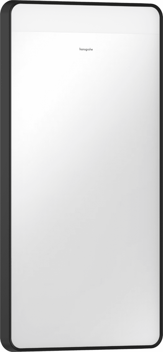 Зображення з  HANSGROHE Xarita Lite Q Mirror with horizontal LED lights 360/30 wall switch #54955670 - Matt Black