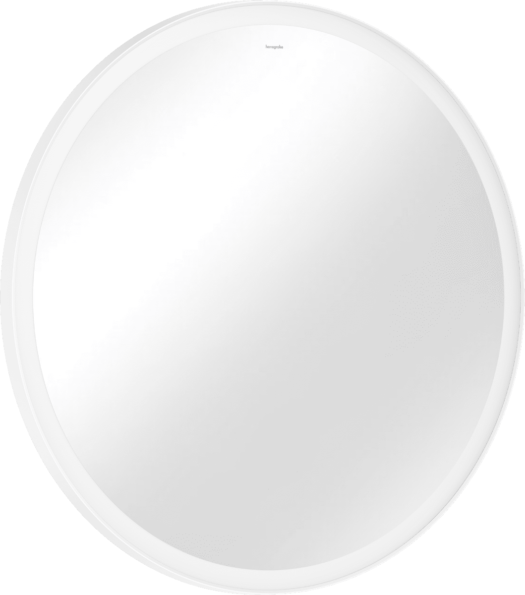 Picture of HANSGROHE Xarita Lite S Mirror with circular LED lights 900/30 wall switch #54967700 - Matt White