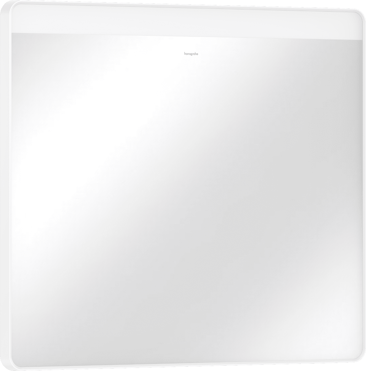 Зображення з  HANSGROHE Xarita Lite Q Mirror with horizontal LED lights 800/30 wall switch #54958700 - Matt White