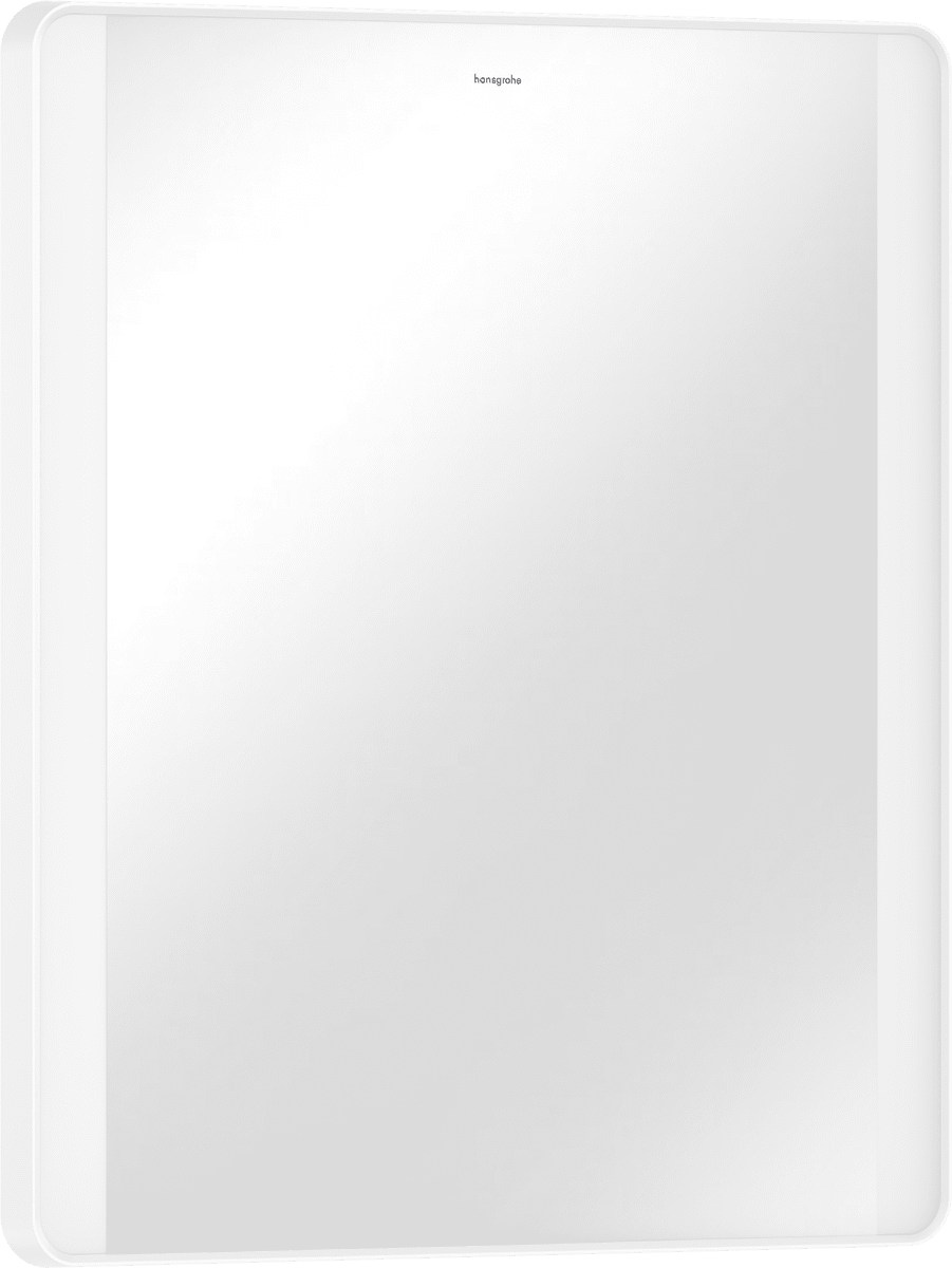Зображення з  HANSGROHE Xarita Lite Q Mirror with lateral LED lights 600/30 wall switch #54962700 - Matt White