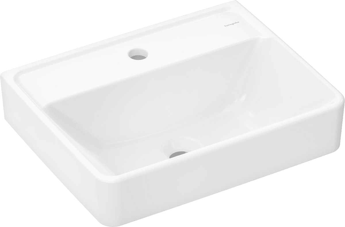 HANSGROHE Xanuia Q Handrinse basin 500/390 with tap hole without overflow #60233450 - White resmi