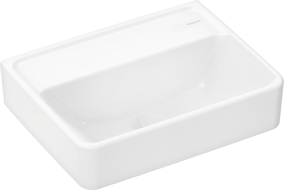 Picture of HANSGROHE Xanuia Q Handrinse basin 450/340 without tap hole and overflow #60231450 - White