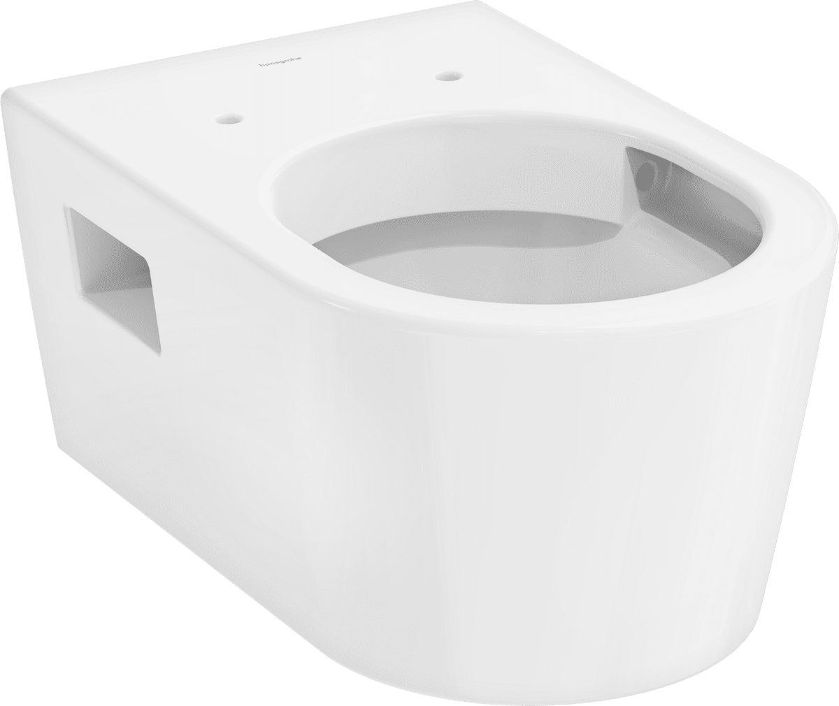 Зображення з  HANSGROHE EluPura Original S Wall hung WC 540 AquaChannel Flush, SmartClean #61178450 - White