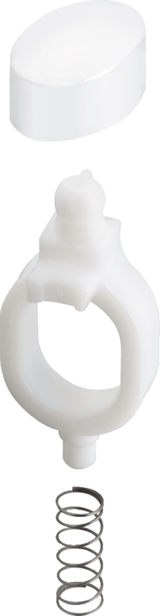HANSGROHE Druckknopf grau (10 Stück) #97408000 - Grau