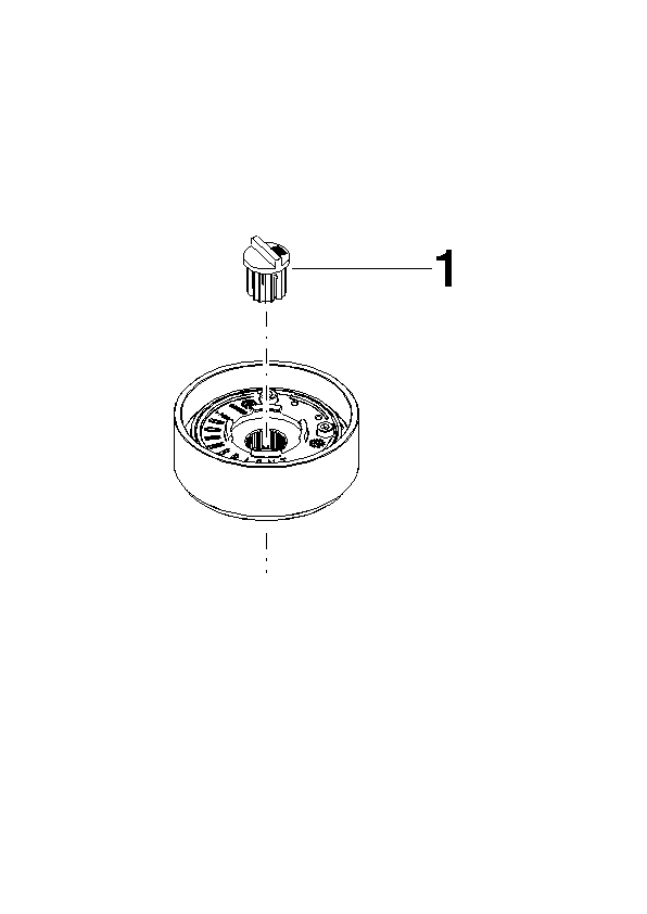 DORNBRACHT Griff ohne Designelement - Platin gebürstet #90184029101-06