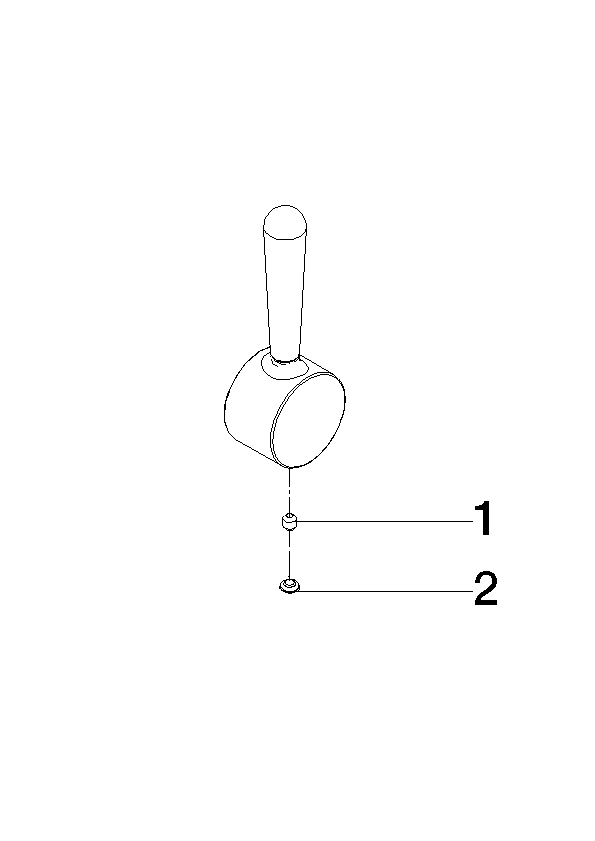 DORNBRACHT Hebel - Platin #90208005000-08
