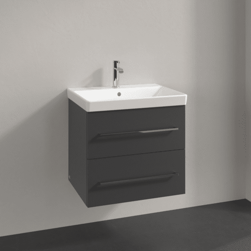 Bild von VILLEROY BOCH Avento Waschbeckenunterschrank, 2 Auszüge, 576 x 514 x 484 mm, Graphite #A88900VR