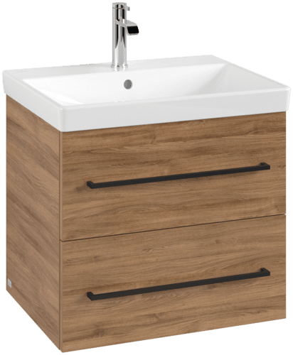 Picture of VILLEROY BOCH Avento Vanity unit, 2 pull-out compartments, 576 x 514 x 484 mm, Oak Kansas #A88910RH
