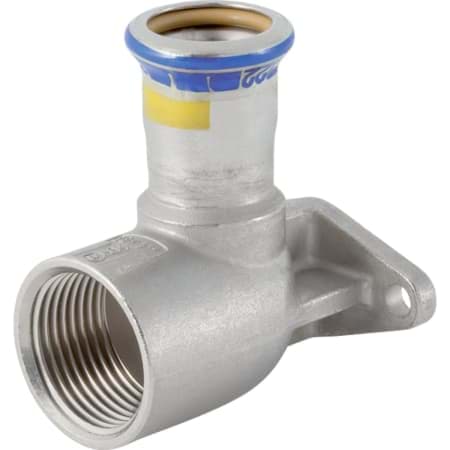 εικόνα του GEBERIT Mapress Stainless Steel elbow tap connector 90°, offset, circular hole 50 mm (gas) #91099