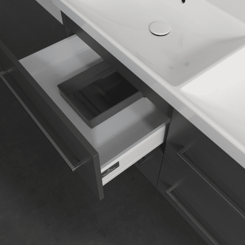 Bild von VILLEROY BOCH Avento Waschbeckenunterschrank, 4 Auszüge, 1180 x 514 x 484 mm, Graphite #A89300VR