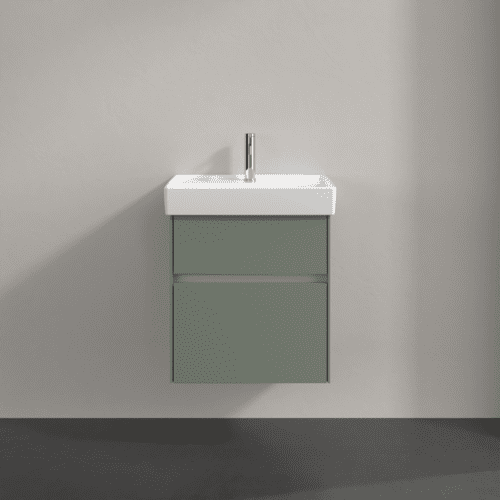 Bild von VILLEROY BOCH Collaro Waschbeckenunterschrank, mit Beleuchtung, 2 Auszüge, 510 x 546 x 414 mm, Soft Green #C007B0AF