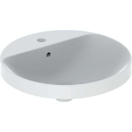 Bild von 500.704.01.2 Geberit VariForm countertop washbasin, round, with tap hole bench