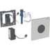 Bild von 116.025.KJ.1 Geberit urinal flush control with electronic flush actuation, mains operation, Type 10 cover plate