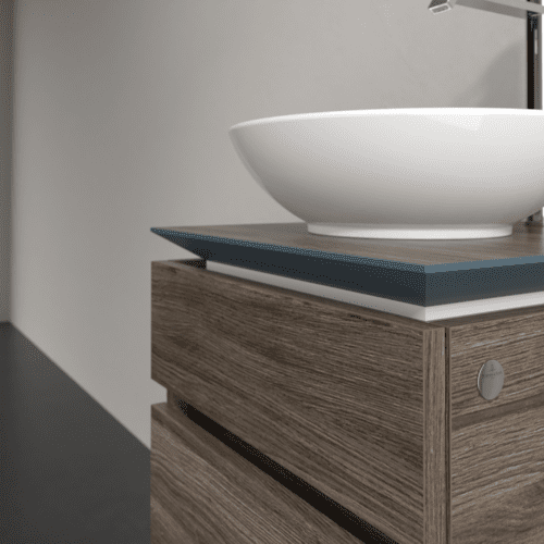 Bild von VILLEROY BOCH Legato Waschbeckenunterschrank, 2 Auszüge, 450 x 550 x 500 mm, Stone Oak / Stone Oak #B56600RK