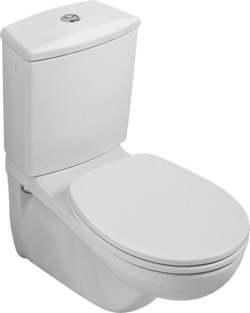 Bild von VILLEROY BOCH O.novo Tiefspül-WC für Kombination, wandhängend, Weiß Alpin CeramicPlus #662310R1