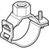 Bild von 369.842.00.1 Geberit pipe bracket with threaded socket G 3/4", adjustable