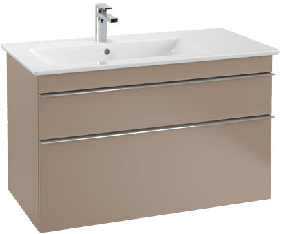 VILLEROY BOCH Venticello Vanity unit, 2 pull-out compartments, 953 x 590 x 502 mm, Taupe / Taupe #A92701VM resmi