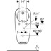 Bild von GEBERIT Preda Urinal mit integrierter Steuerung, Generatorbetrieb #116.074.00.1 - weiß