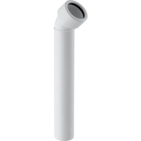 GEBERIT connection bend 45° with compression fitting #152.225.11.1 - white-alpine resmi