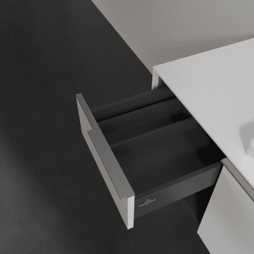 Bild von VILLEROY BOCH Subway 3.0 Waschbeckenunterschrank, 2 Auszüge, 1001 x 423 x 516 mm, Brilliant White / Brilliant White #C57100VE