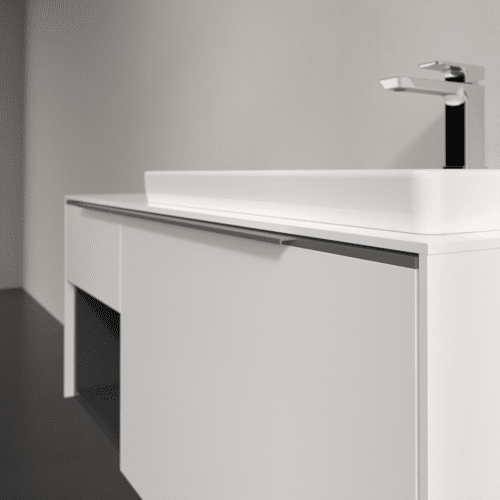 Bild von VILLEROY BOCH Subway 3.0 Waschbeckenunterschrank, 2 Auszüge, 1001 x 423 x 516 mm, Brilliant White / Brilliant White #C57100VE