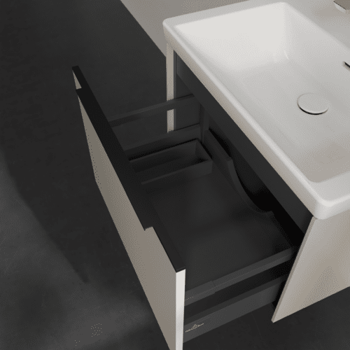 Bild von VILLEROY BOCH Subway 3.0 Waschbeckenunterschrank, 1 Auszug, 622 x 429 x 478 mm, Cashmere Grey #C57501VN