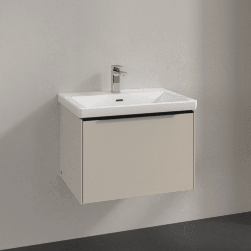 Bild von VILLEROY BOCH Subway 3.0 Waschbeckenunterschrank, 1 Auszug, 622 x 429 x 478 mm, Cashmere Grey #C57501VN