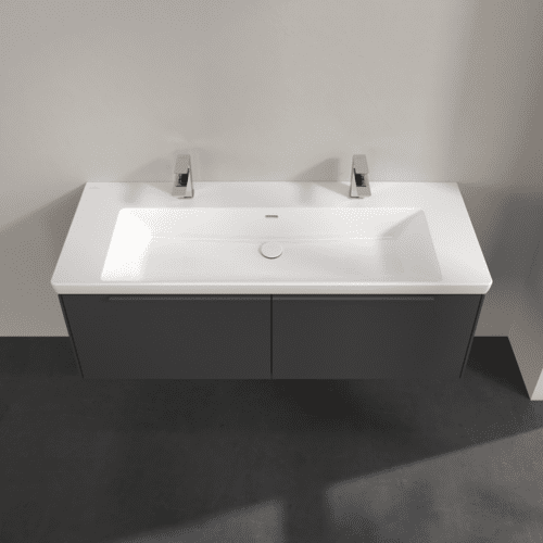 VILLEROY BOCH Subway 3.0 Waschbeckenunterschrank, 2 Auszüge, 1272 x 429 x 478 mm, Graphite #C60102VR, Bild 5