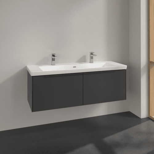 VILLEROY BOCH Subway 3.0 Waschbeckenunterschrank, 2 Auszüge, 1272 x 429 x 478 mm, Graphite #C60102VR, Bild 3