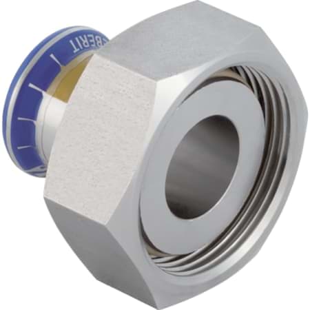 Picture of GEBERIT Mapress Stainless Steel adaptor with union nut made of CrNi steel (gas) #34159