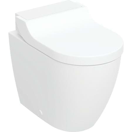 Bild von GEBERIT AquaClean Tuma Classic WC-Komplettanlage Stand-WC, wandbündig #146.320.11.1 - WC-Keramik: weiß / KeraTect Designabdeckung: weiß